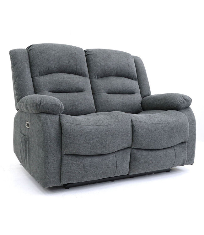 Alva Graphite Electric Recliner Sofa