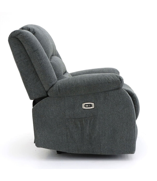 Alva Graphite Electric Recliner Sofa