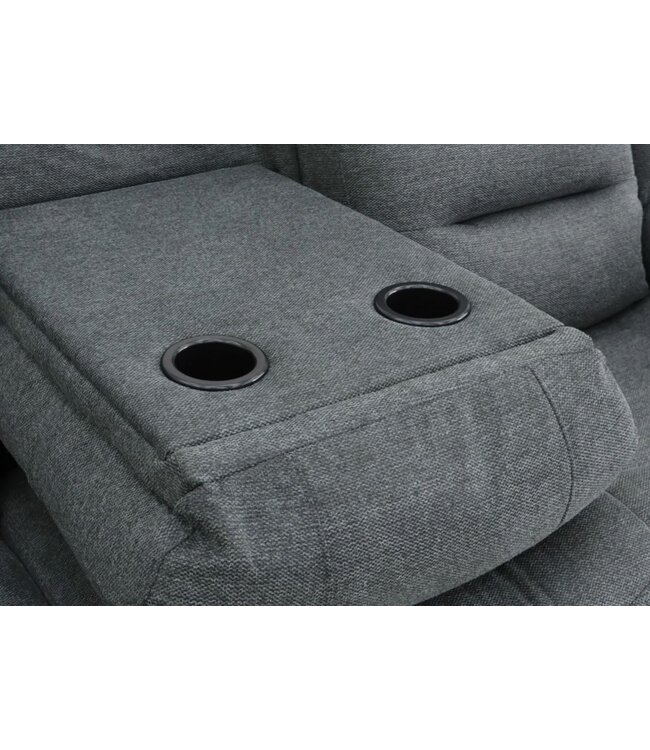 Alva Graphite Electric Recliner Sofa