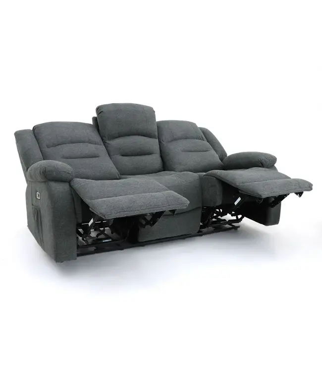 Alva Graphite Electric Recliner Sofa
