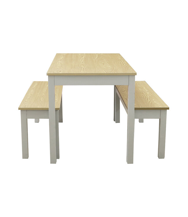 LPD Furniture Ohio Dining Bench Set