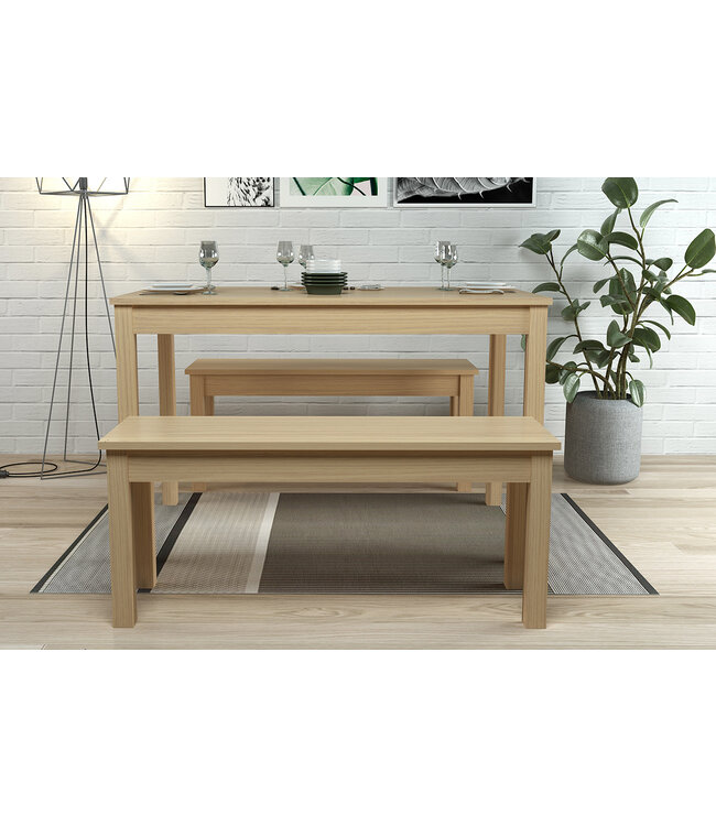LPD Furniture Ohio Dining Bench Set