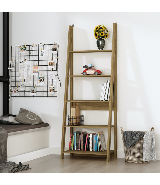 LPD Furniture Tiva Ladder Bookcase