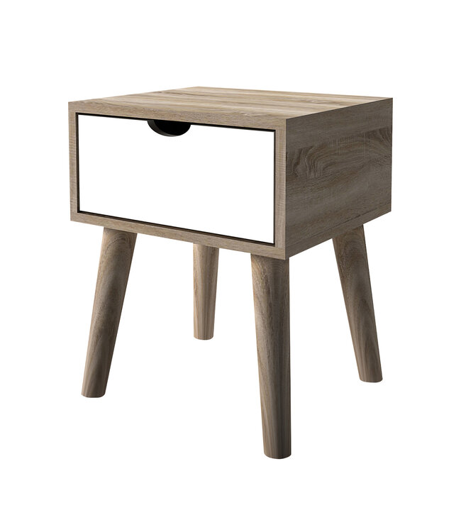 LPD Furniture Scandi Oak Lamp Table
