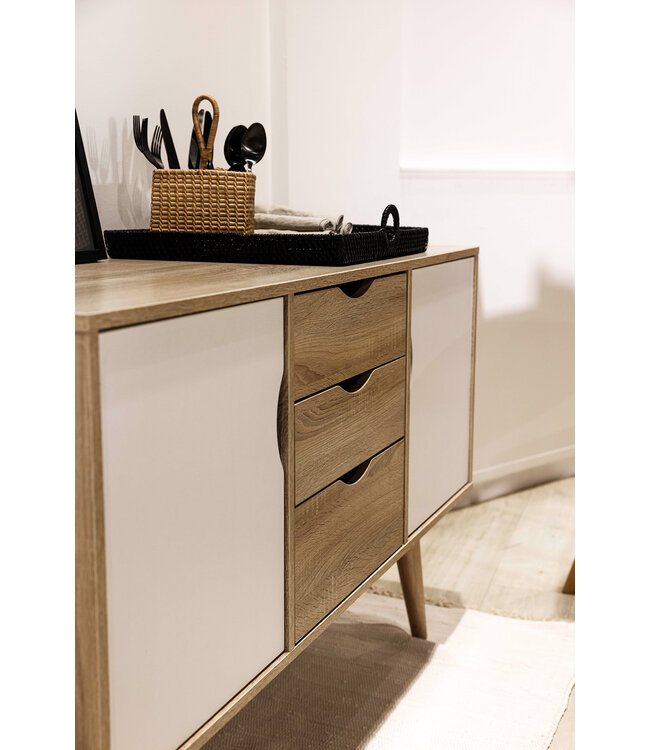 LPD Furniture Scandi Oak Sideboard