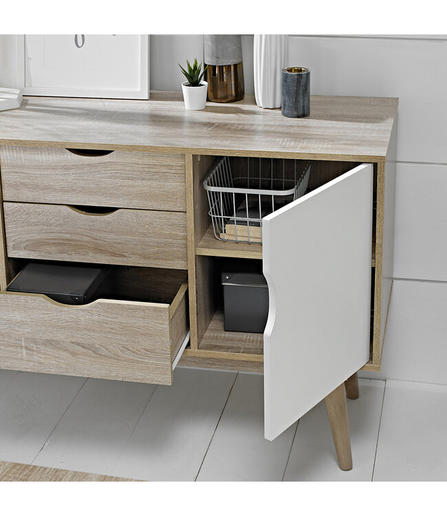 LPD Furniture Scandi Oak Sideboard