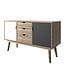LPD Furniture Scandi Oak Sideboard