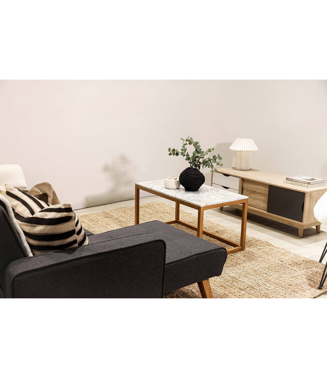 LPD Furniture Scandi Oak TV Unit