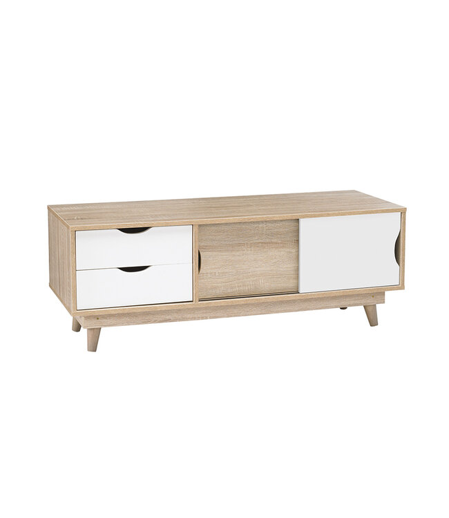LPD Furniture Scandi Oak TV Unit