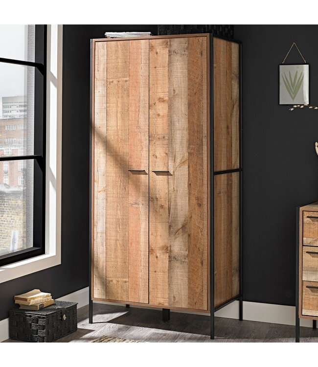 LPD Furniture Hoxton 2 Door Wardrobe