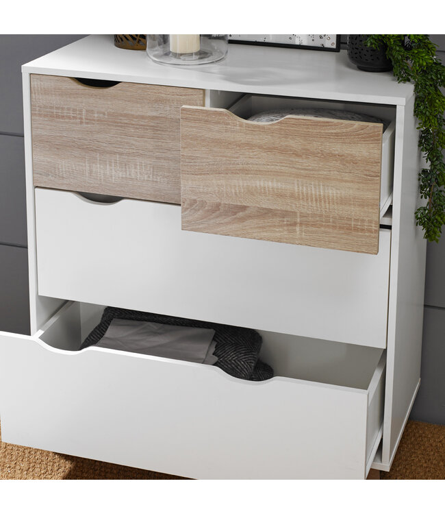 LPD Furniture Stockholm 2+2 Drawer Chest