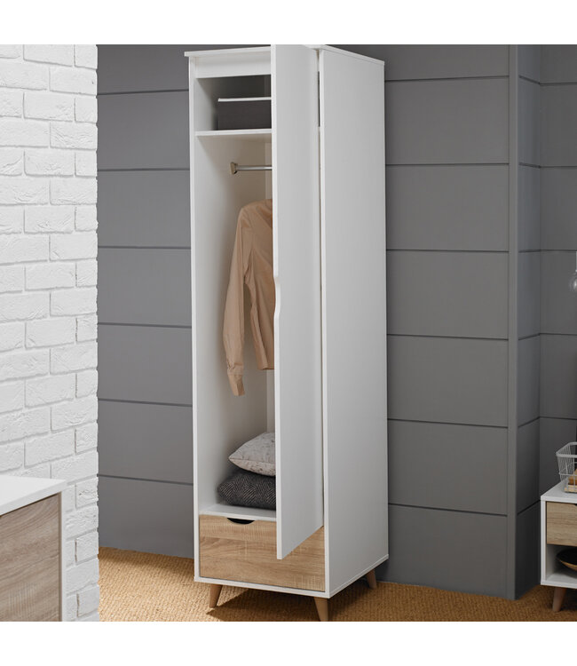LPD Furniture Stockholm 1 Door Wardrobe
