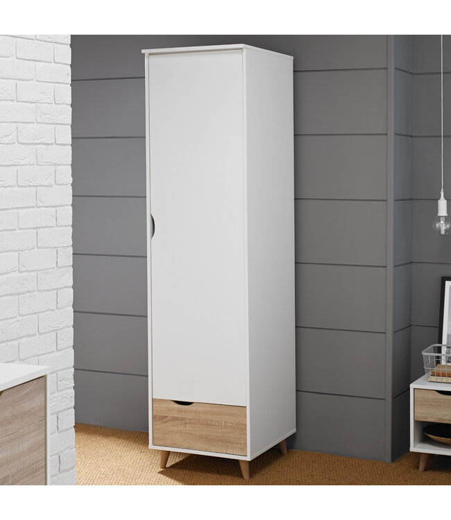 LPD Furniture Stockholm 1 Door Wardrobe