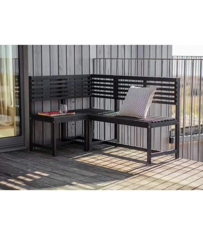 Volos Balcony Modular Bench Charcoal