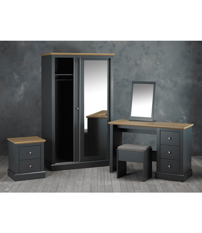 LPD Furniture Devon Double Sliding Wardrobe