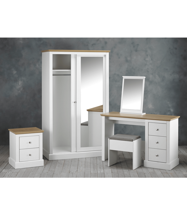 LPD Furniture Devon Double Sliding Wardrobe