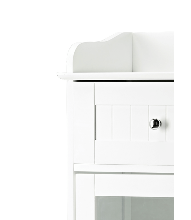 LPD Furniture Alaska Glass Cabinet