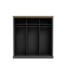 LPD Furniture Devon Triple Sliding Wardrobe