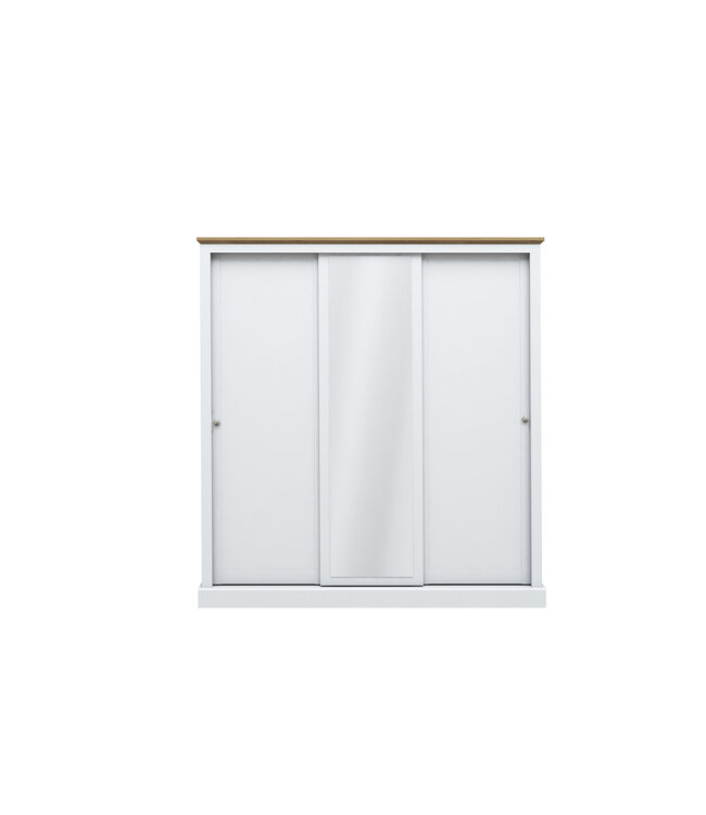 LPD Furniture Devon Triple Sliding Wardrobe