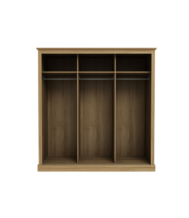LPD Furniture Devon Triple Sliding Wardrobe