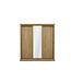 LPD Furniture Devon Triple Sliding Wardrobe