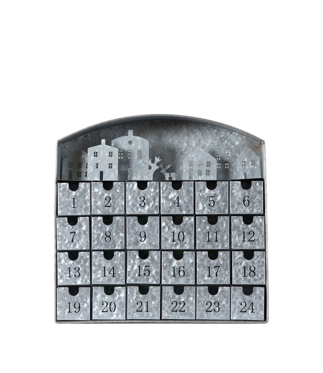 House Scene Advent Calendar Metal