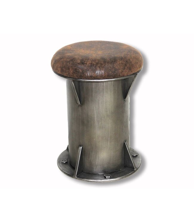 Industrial Iron Storage Stool