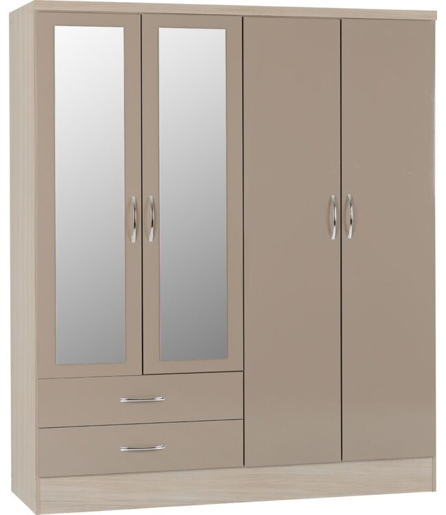 Seconique Nevada 4 Door Wardrobe
