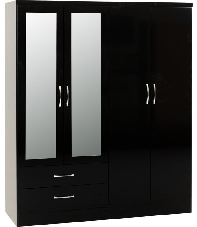 Seconique Nevada 4 Door Wardrobe