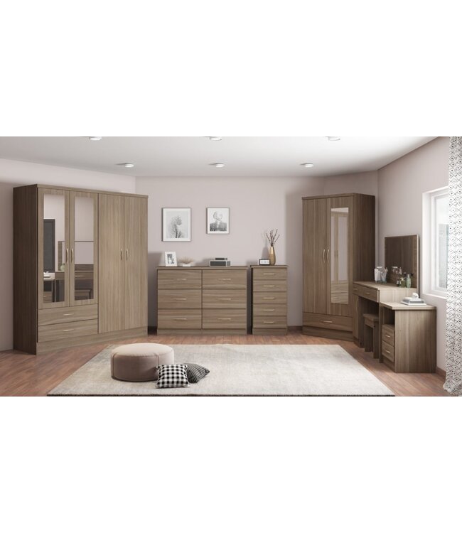 Seconique Nevada 4 Door Wardrobe