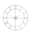 Hill Interiors Large Silver Foil Skeleton Wall Clock