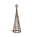 Hill Interiors LED Wicker Christmas Tree With Star