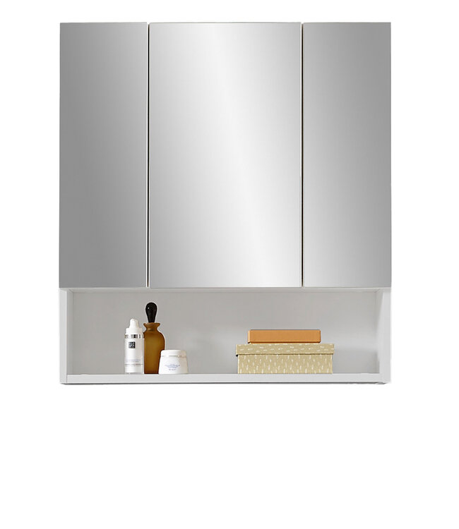 Julian Bowen Mandy 3 Door Mirrored Cabinet