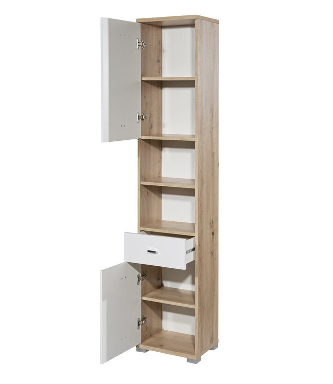 Julian Bowen Pool Tall Cabinet