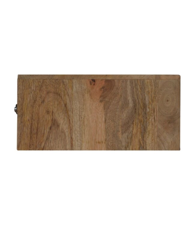 Floating Carved Bedside Table