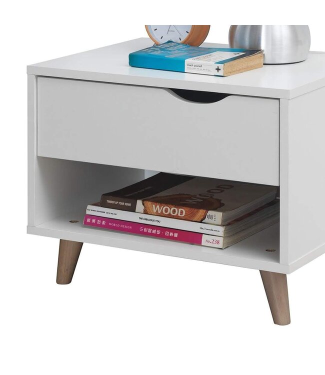 Timber Art Design Pulford 1 Drawer Bedside Table