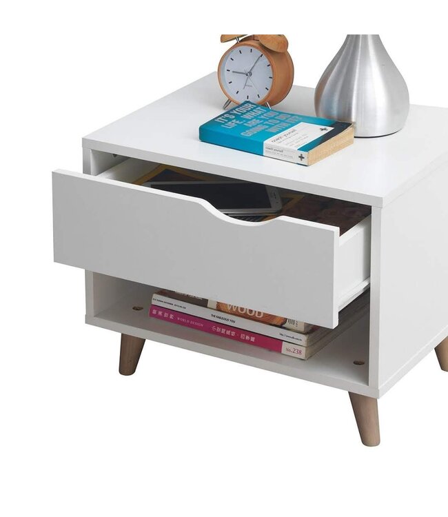 Timber Art Design Pulford 1 Drawer Bedside Table