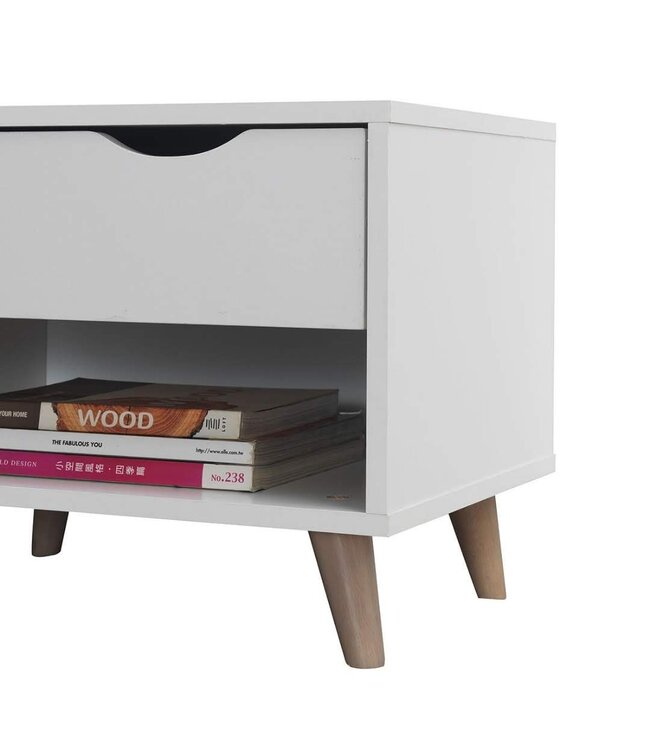 Timber Art Design Pulford 1 Drawer Bedside Table