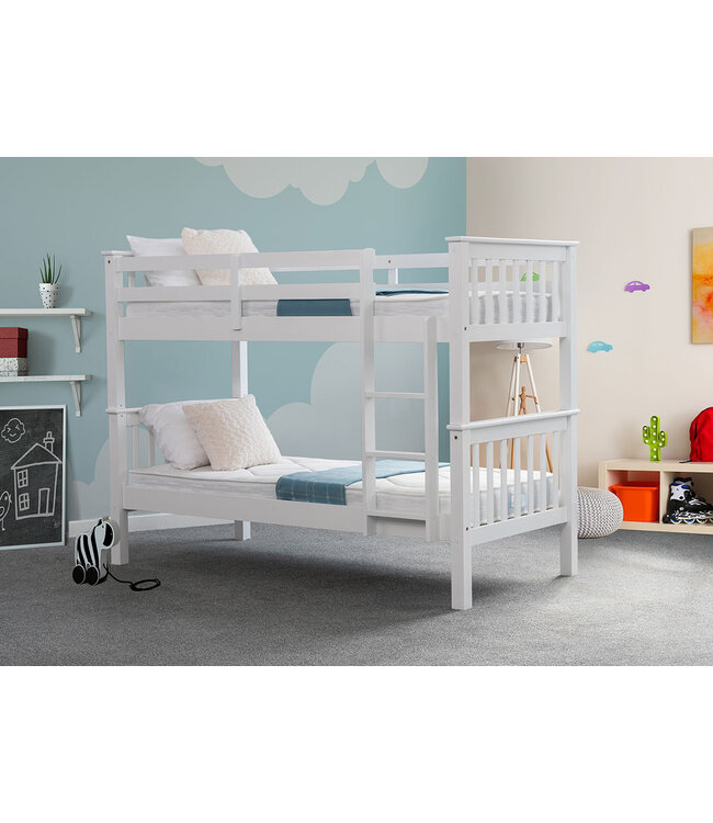 Sweet Dreams Whiz White Bunk Bed