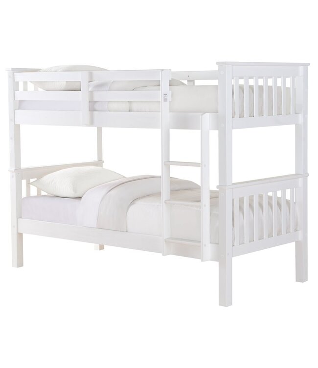 Sweet Dreams Whiz White Bunk Bed