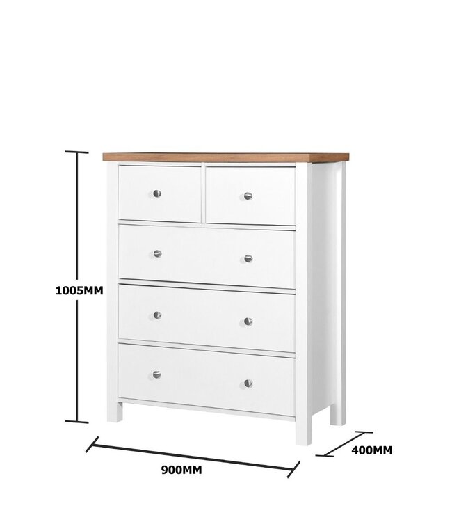 Timber Art Design Astbury 2+3 Drawer Chest