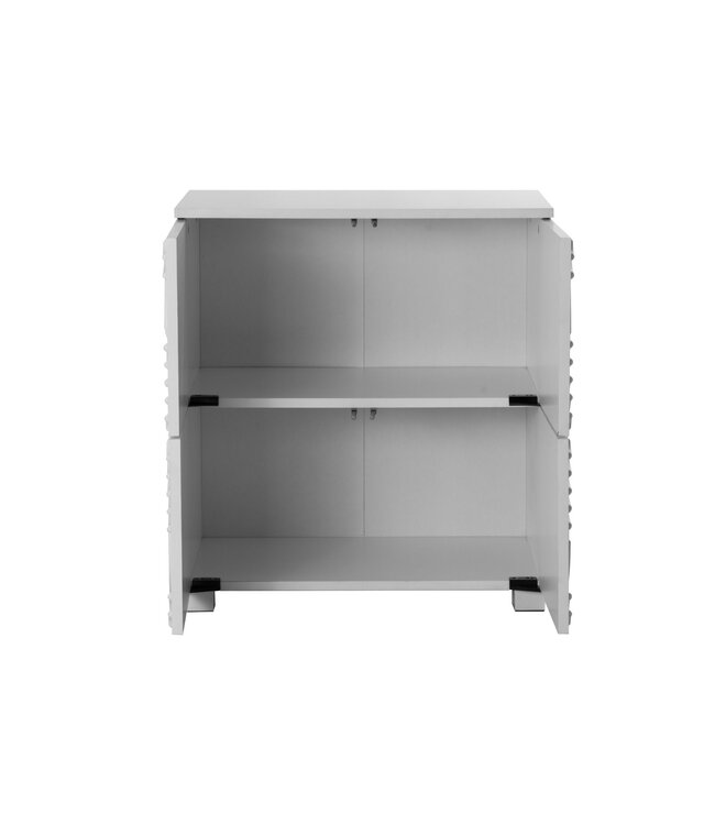 Timber Art Design Swirl 4 Door Storage Cabinet