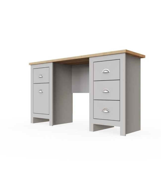 Timber Art Design Lisbon 5 Drawer Desk