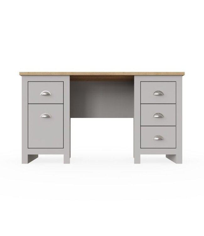 Timber Art Design Lisbon 5 Drawer Desk