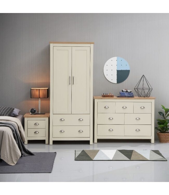 Timber Art Design Lisbon  Bedroom Set 2 Door Wardrobe
