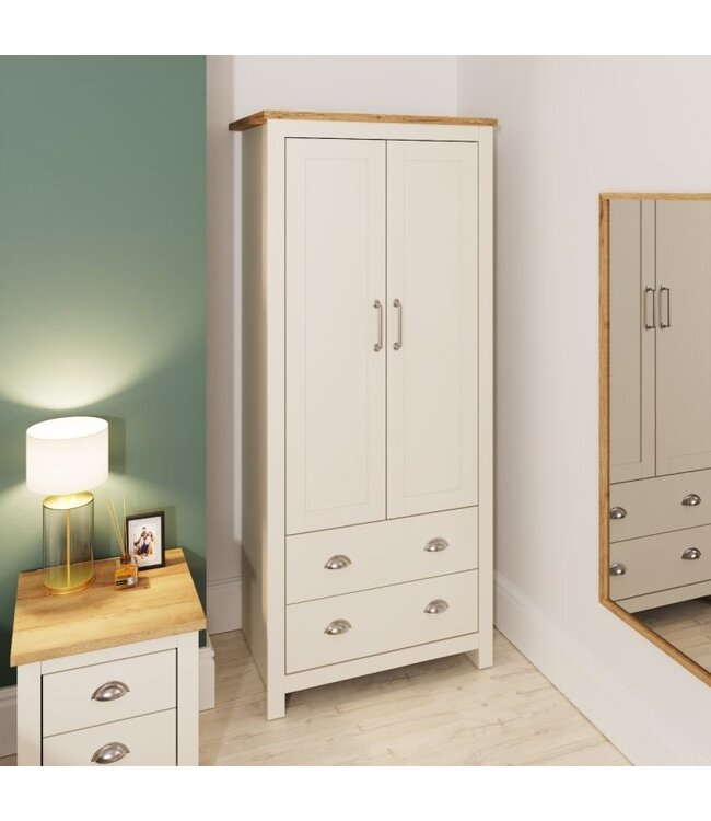 Timber Art Design Lisbon 2 Door Wardrobe