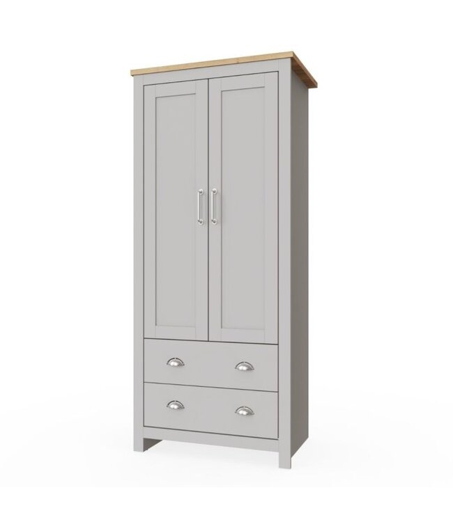 Timber Art Design Lisbon 2 Door Wardrobe