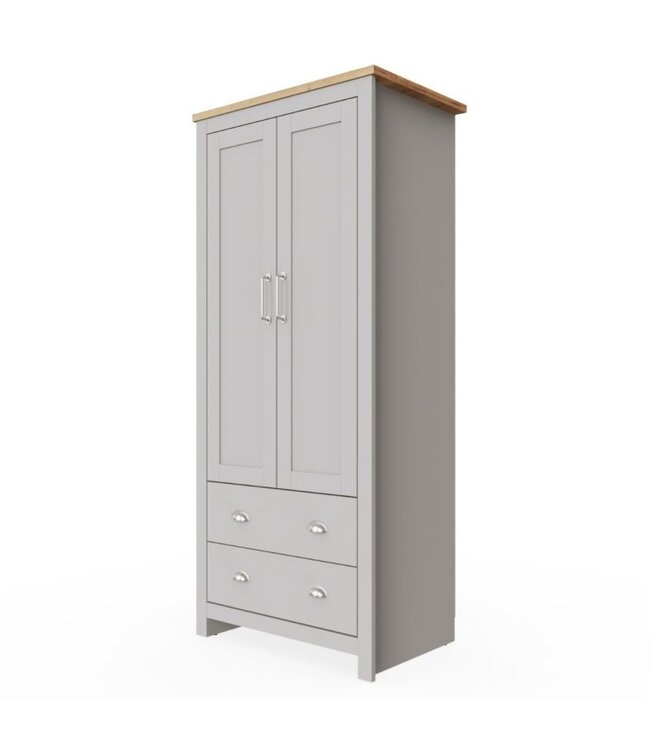Timber Art Design Lisbon 2 Door Wardrobe