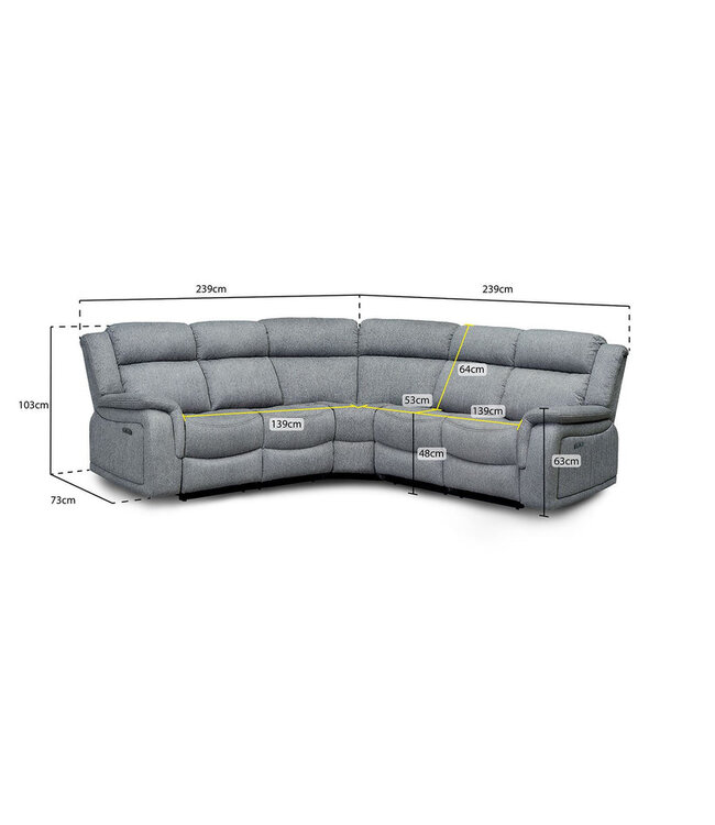 Linden Recliner Corner Sofa