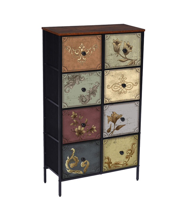 Heartlands Furniture Seville 8 Drawer Cabinet